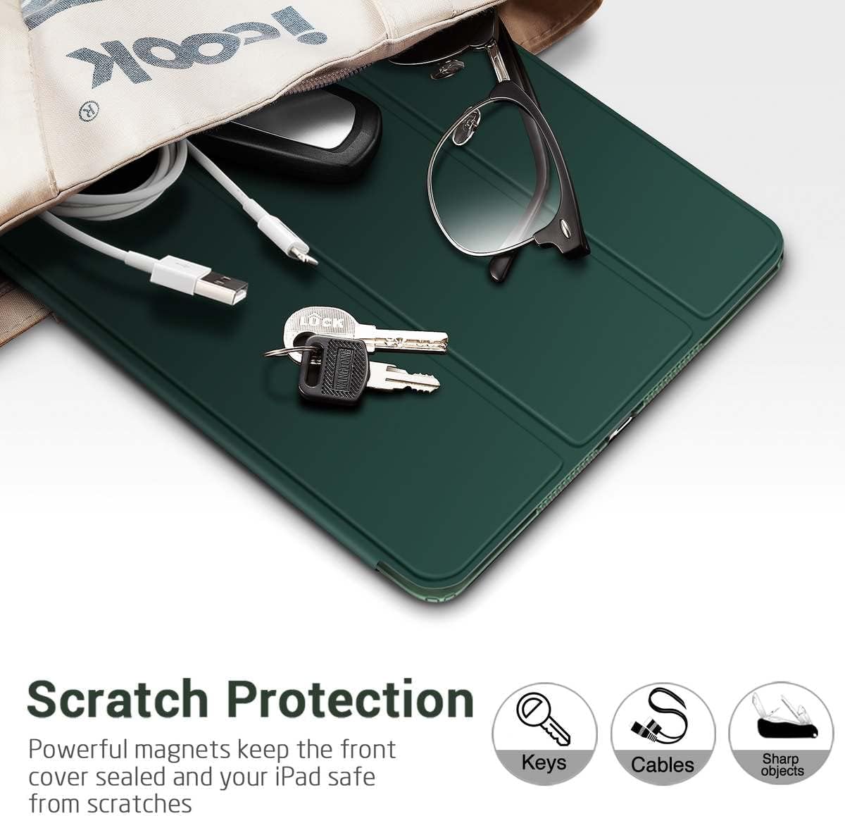 Capa Ipad 10.2 2019 E 2020 E 2021 ESR Livro Verde