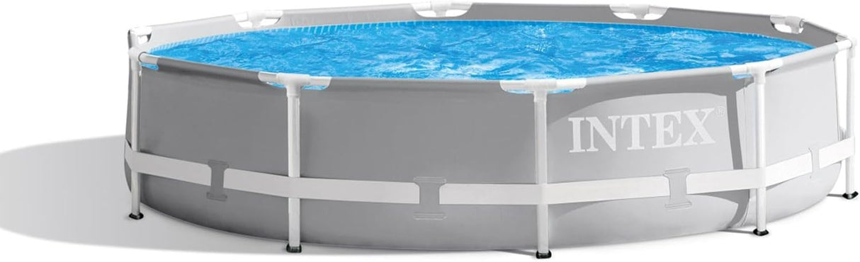 Piscina Intex Prism Frame 305x76 cm – 4485L, Redonda, Estrutura Metálica, Fácil Montagem