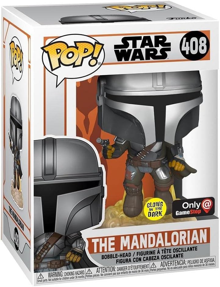 Pop! Vinyl 408 Star Wars: The Mandalorian - Flying Glow US Exclusive