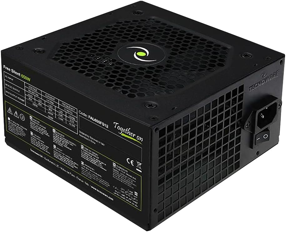 Tecnoware Fonte de alimentação ATX para PC  650 W