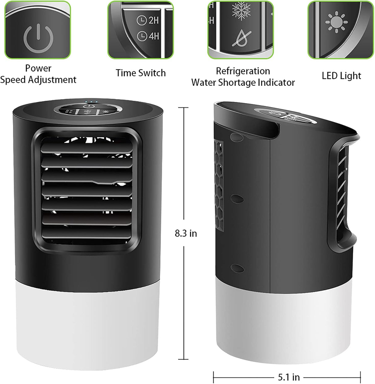 Mini Ar Condicionado de Mesa - Multi4you® (SEGUNDA-MÃO/GRADE A)