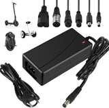 Carregador Universal 42V 2A para Trotinete / Hoverboard / Scooter Elétrica (6 Conectores) - Multi4you®
