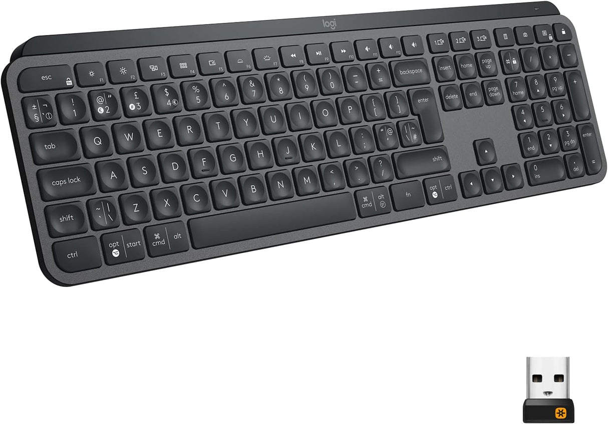 Teclado sem fios LOGITECH MX Keys (Bluetooh - Layout Espanhol - Preto)