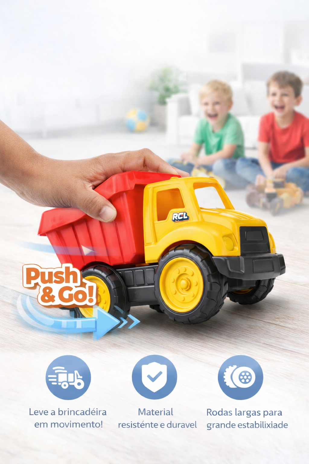 Camião de Brinquedo Push and Go