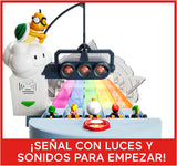 Hot Wheels Mario Kart Pista Arco-Íris com Luzes e Som + 2 Veículos Metálicos (Mattel GXX41)