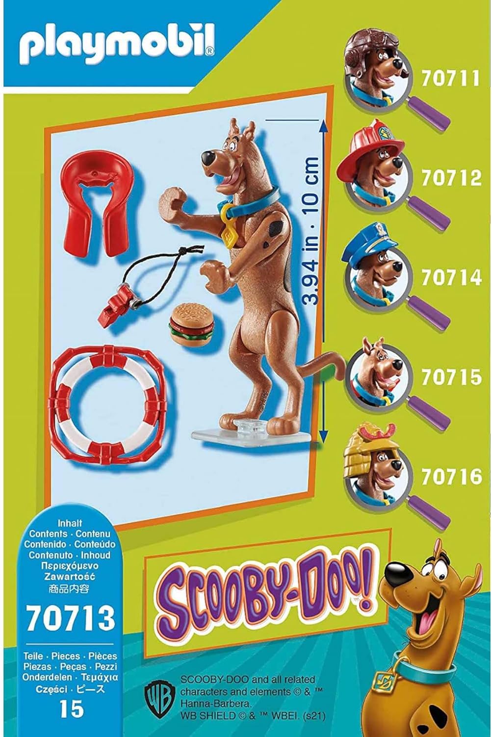 Playmobil – Scooby-Doo Lifeguard 70713 (15 Peças)