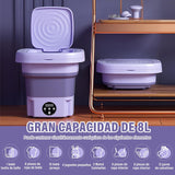 Mini Máquina de Lavar Roupa Portátil 8L