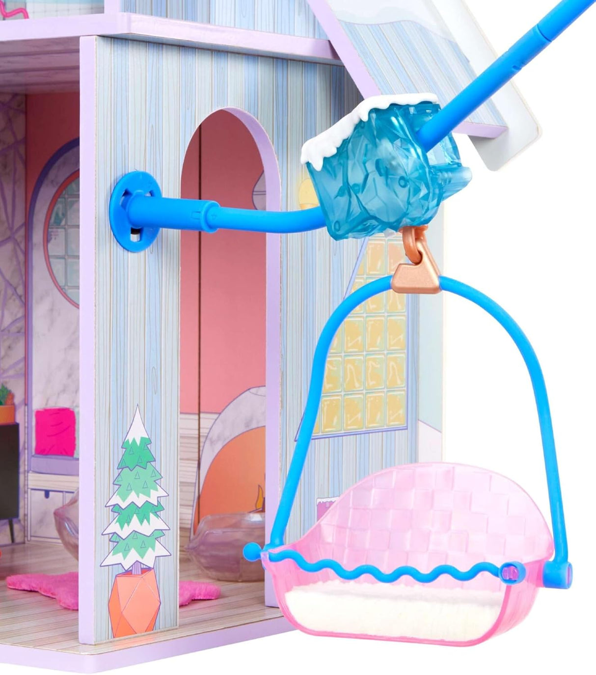 L.O.L. Surprise! OMG Winter Cottage Playset – Cabana de Inverno com Mais de 45 Surpresas