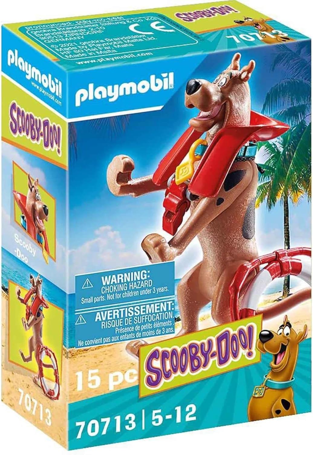 Playmobil – Scooby-Doo Lifeguard 70713 (15 Peças)