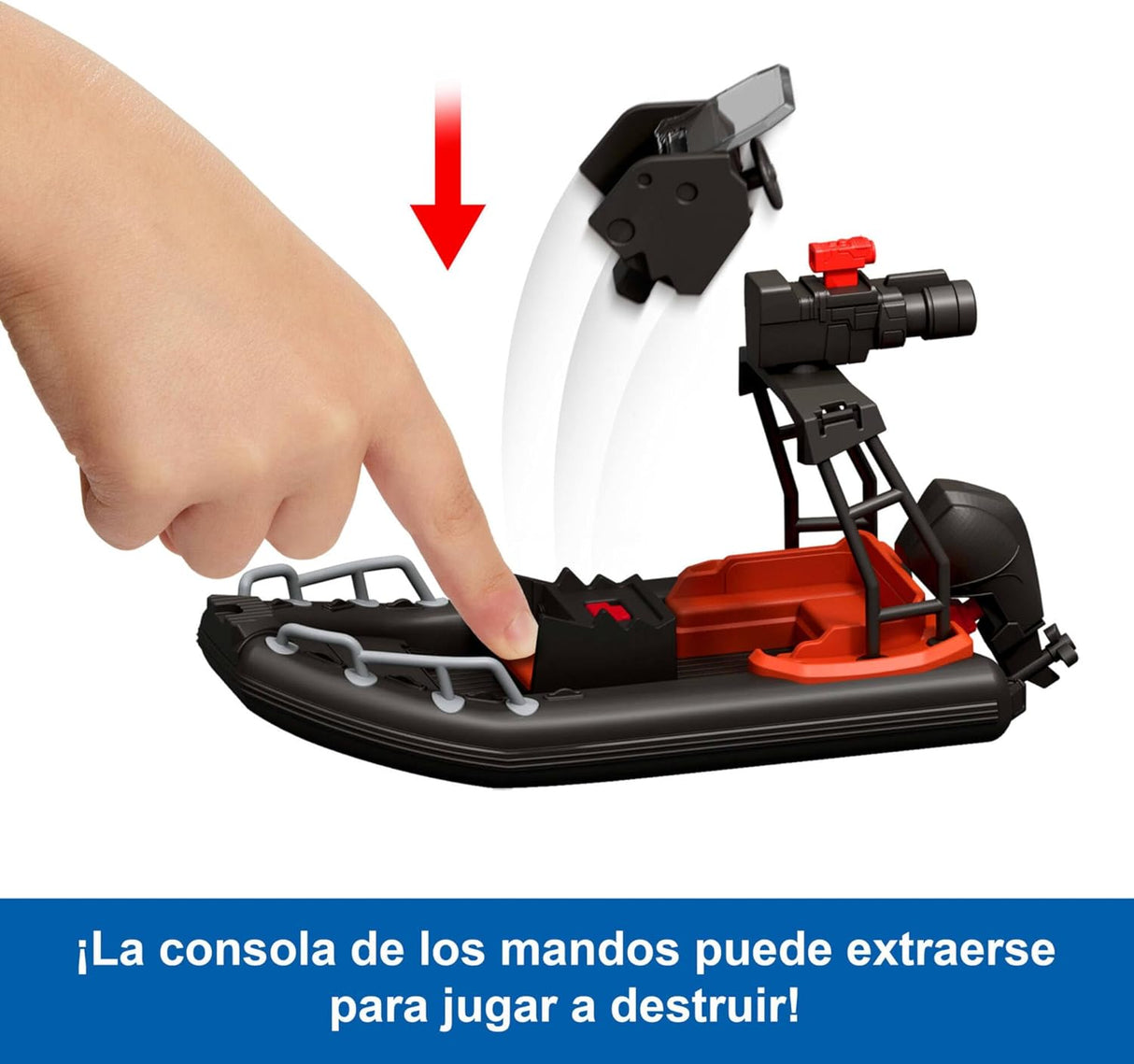 Jurassic World: O Renascer  “Escape da Ilha” com Veículo e Figuras (JGB55)