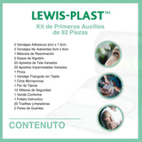 Kit de Primeiros Socorros Completo com 92 Itens