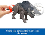Mattel Jurassic World: O Renascimento – Nasutoceratops Rugido Selvagem (JGC81)