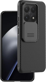 Capa Nillkin Compatível Xiaomi 15T com Tampa Deslizante para Câmara Preto