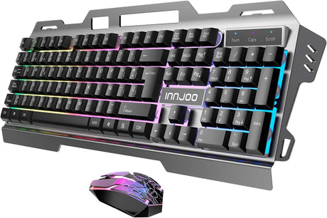 Teclado + Rato Gaming Injoo Set Gaming