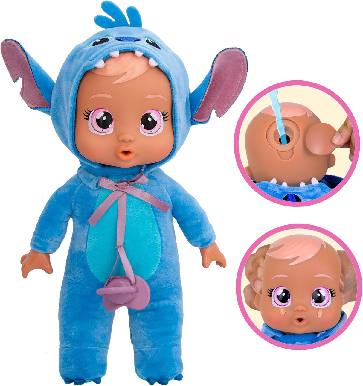 Cry Babies Tiny Cuddles Disney Stitch – IMC Toys 25 cm