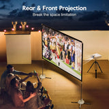 Tela de projetor dobrável com suporte de 120 polegadas 16:9 HD - Multi4you®