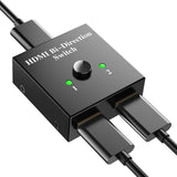 Switch HDMI 4K Bidirecional 2 entradas de 1 saída - Multi4you