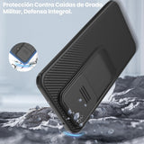 Capa Nillkin Compatível Xiaomi 15T com Tampa Deslizante para Câmara Preto