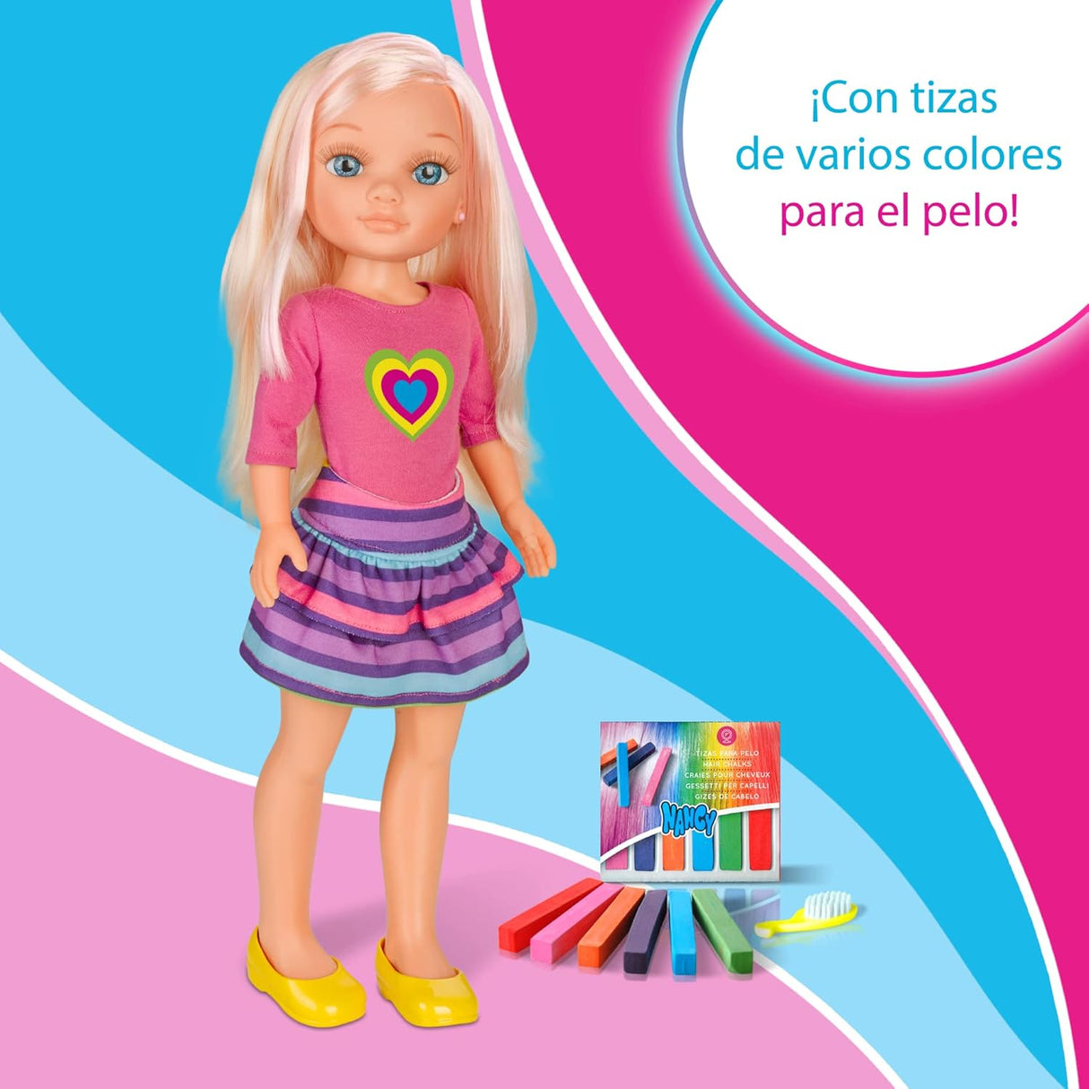 Nancy – Madeixas Coloridas