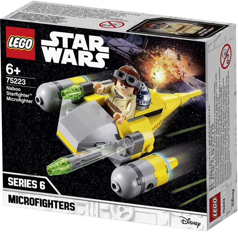 LEGO Star Wars: Naboo Starfighter Microfighter - 75223 (Idade mínima: 6 - 62 Peças)