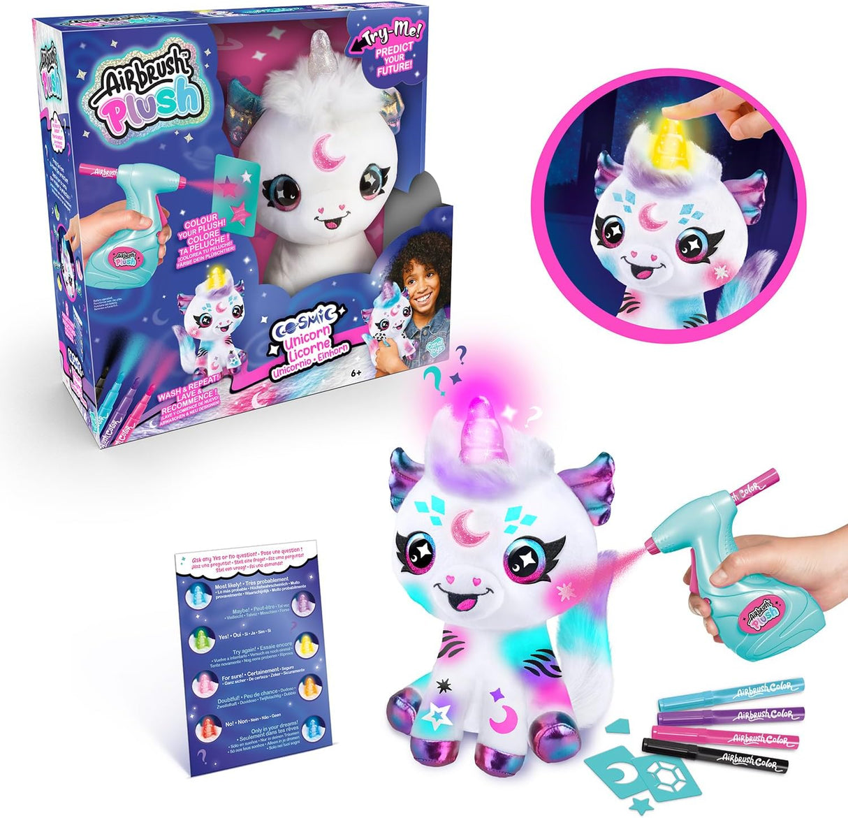 Pinta o teu Unicórnio Mágico - Airbrush Plush