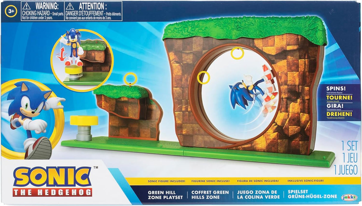 Sonic Playset Sonic - A Colina Verde