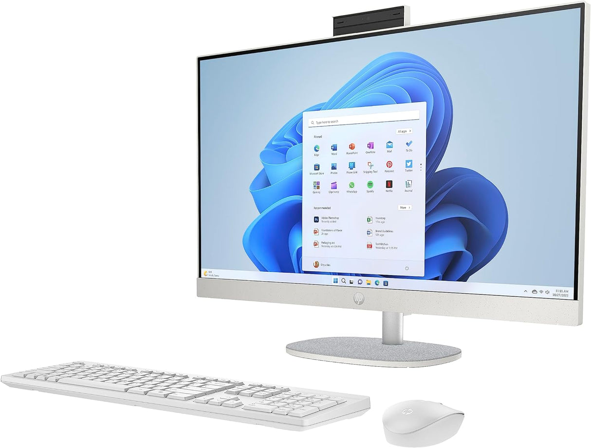 HP All in One Full HD 27" AMD Ryzen 5 7520U  16GB RAM - 512 SSD (GRADE A)