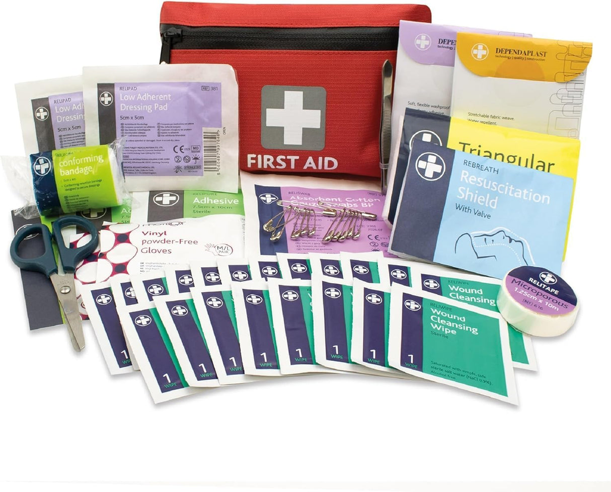 Kit de Primeiros Socorros Completo com 92 Itens