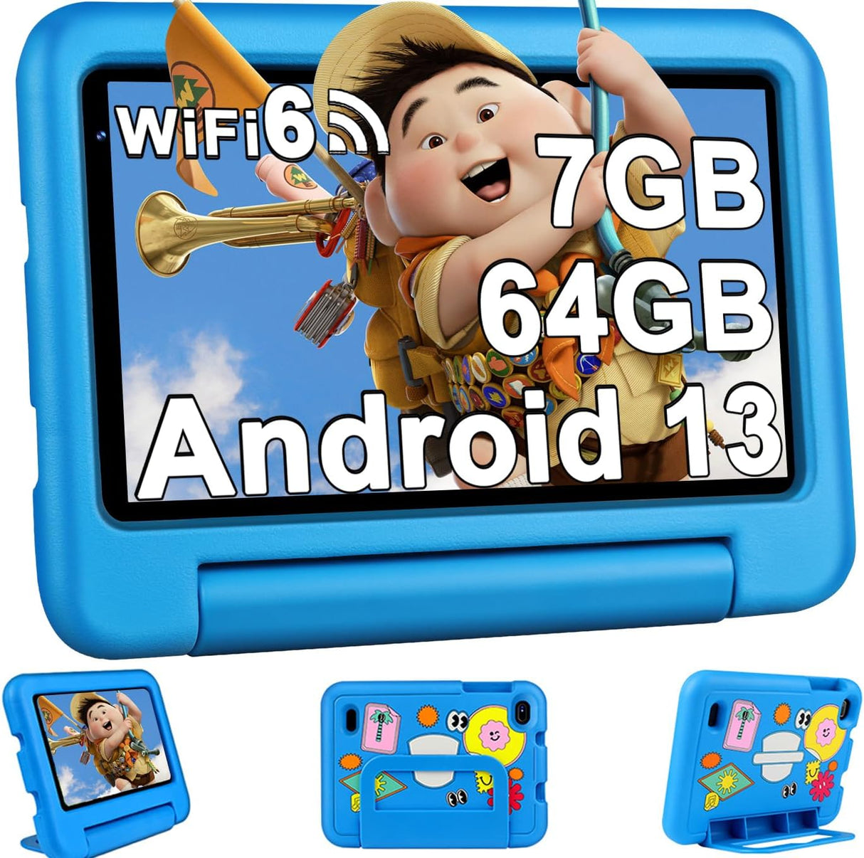 Tablet 7" para crianças 7GB/64GB Kids