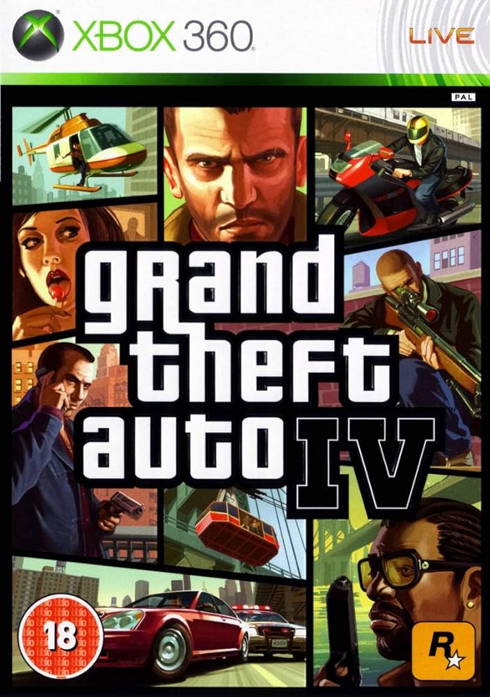 Jogo Grand Theft Auto IV Xbox 360 - SEGUNDA MÃO