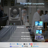 Câmara PTZ  HDMI/USB 1080P 60FPS  Zoom Óptico 20x - Multi4you®