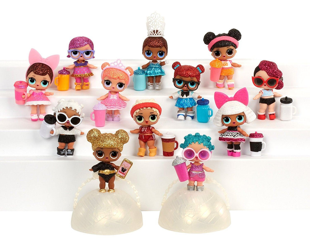 LOL Surprise Glitter Pacote exclusivo de 3 bonecas, série 4