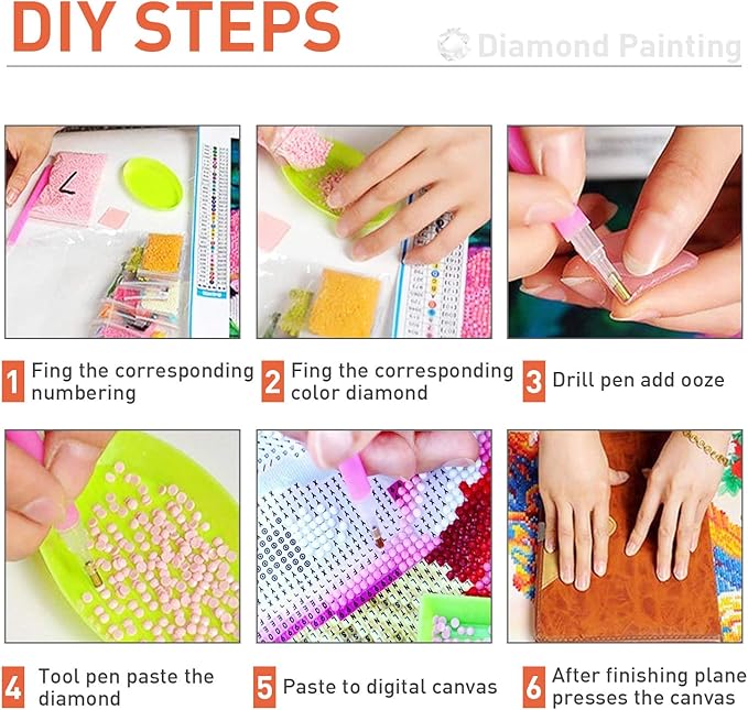Pintura Diamante 5D Flores DIY 20x20 cm – Quadro com suporte
