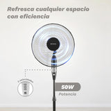 Ventoinha de Chão Grunkel FAN-165XNG - 3 Velocidades - 50 W Preto