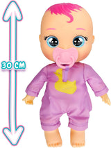 Bebés Chorões Newborn Bath Time Zoe – Boneca Interativa com Toalha de Pato