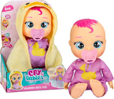 Bebés Chorões Newborn Bath Time Zoe – Boneca Interativa com Toalha de Pato