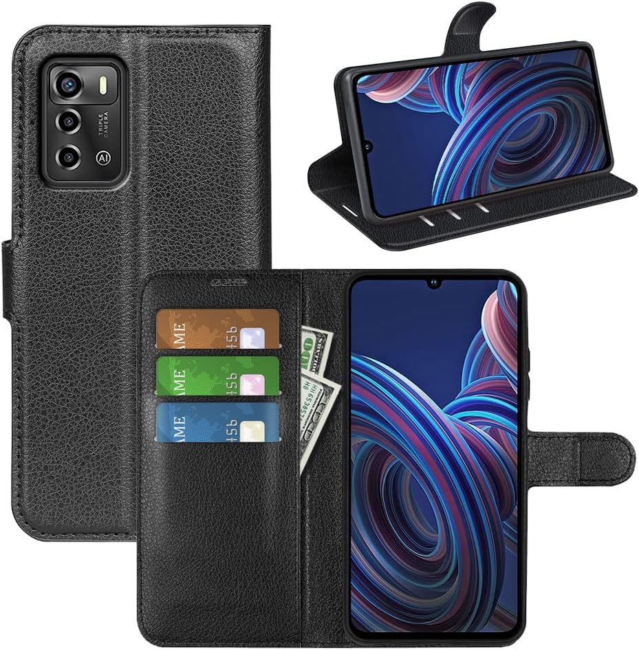 Capa Carteira Tipo Livro Wallet para ZTE Blade V40 Vita / A72 4G - Multi4you®