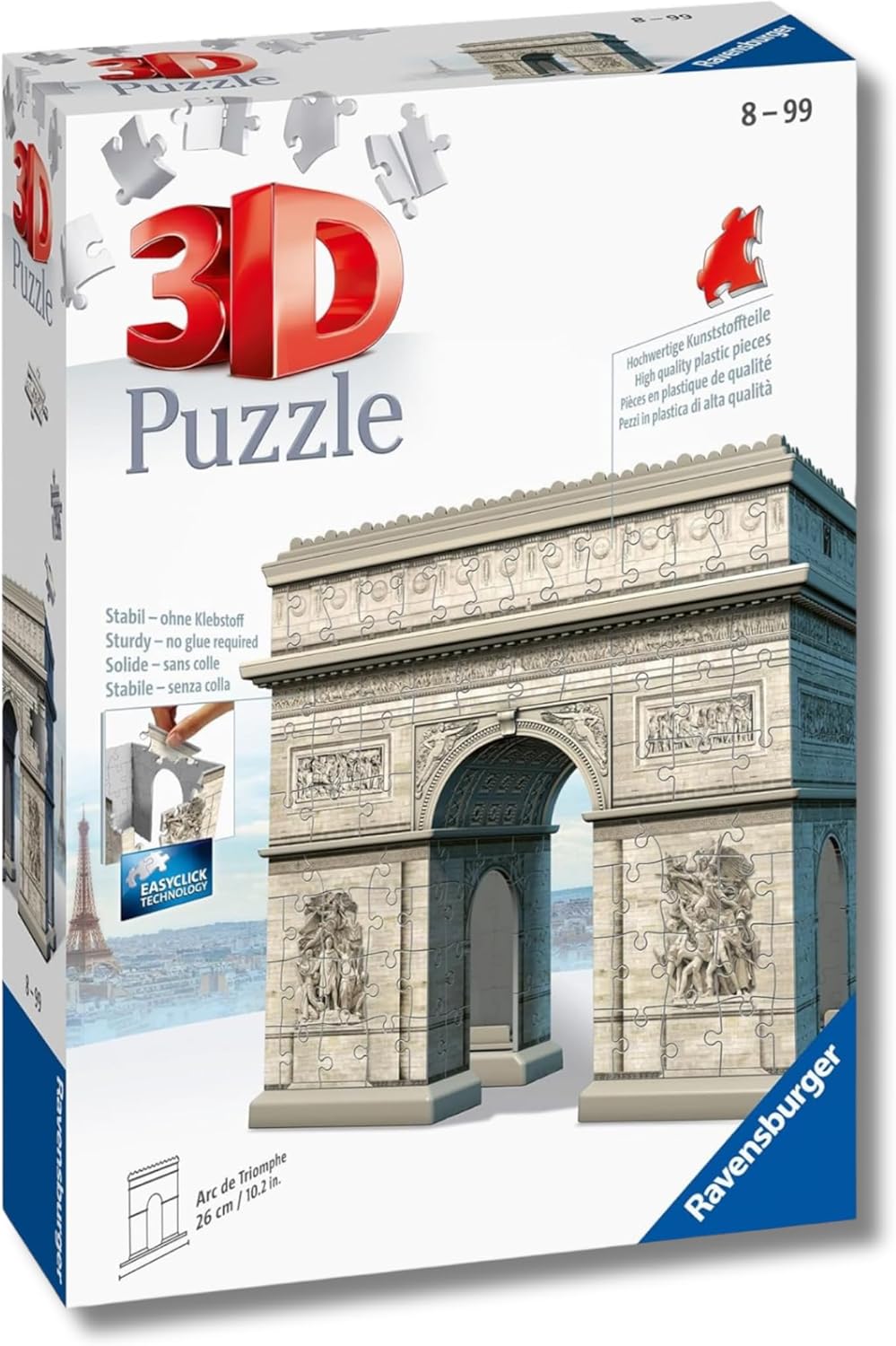 Ravensburger Puzzle 3D Arco do Triunfo – 226 Peças