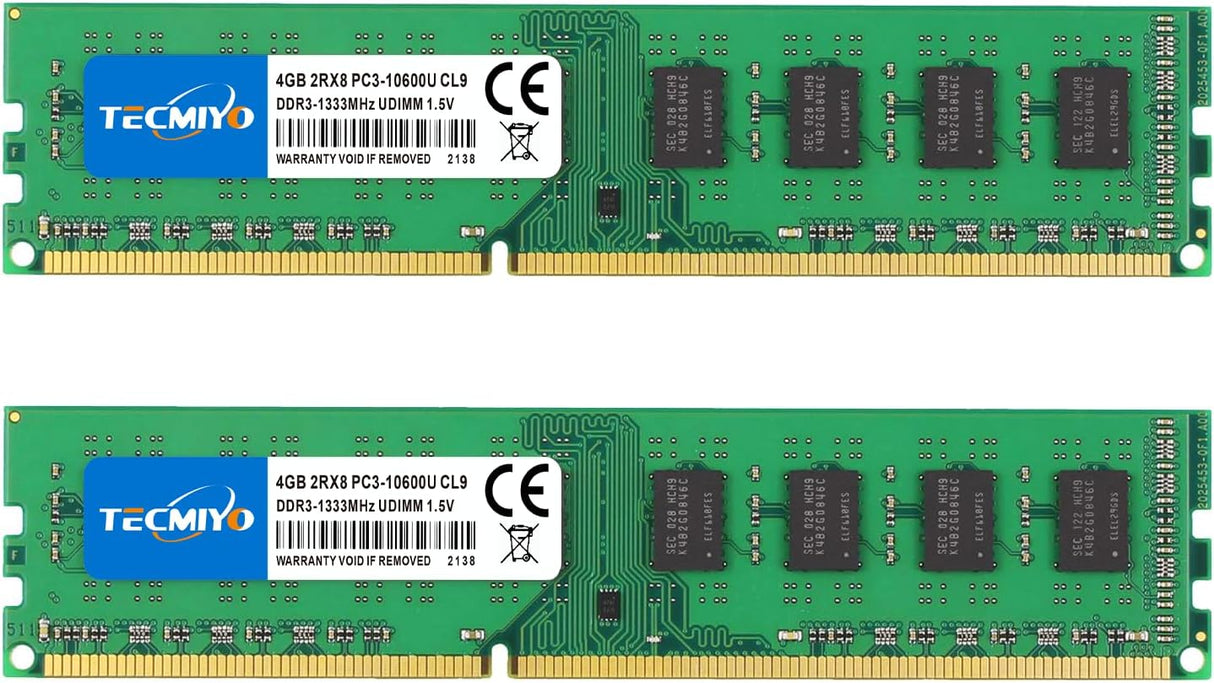 Memoria RAM DDR3-1333Mhz 4GB 2RX8 - Multi4you®