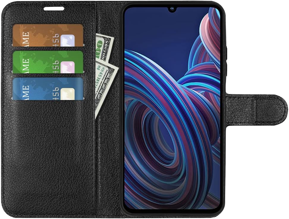 Capa Carteira Tipo Livro Wallet para ZTE Blade V40 Vita / A72 4G - Multi4you®