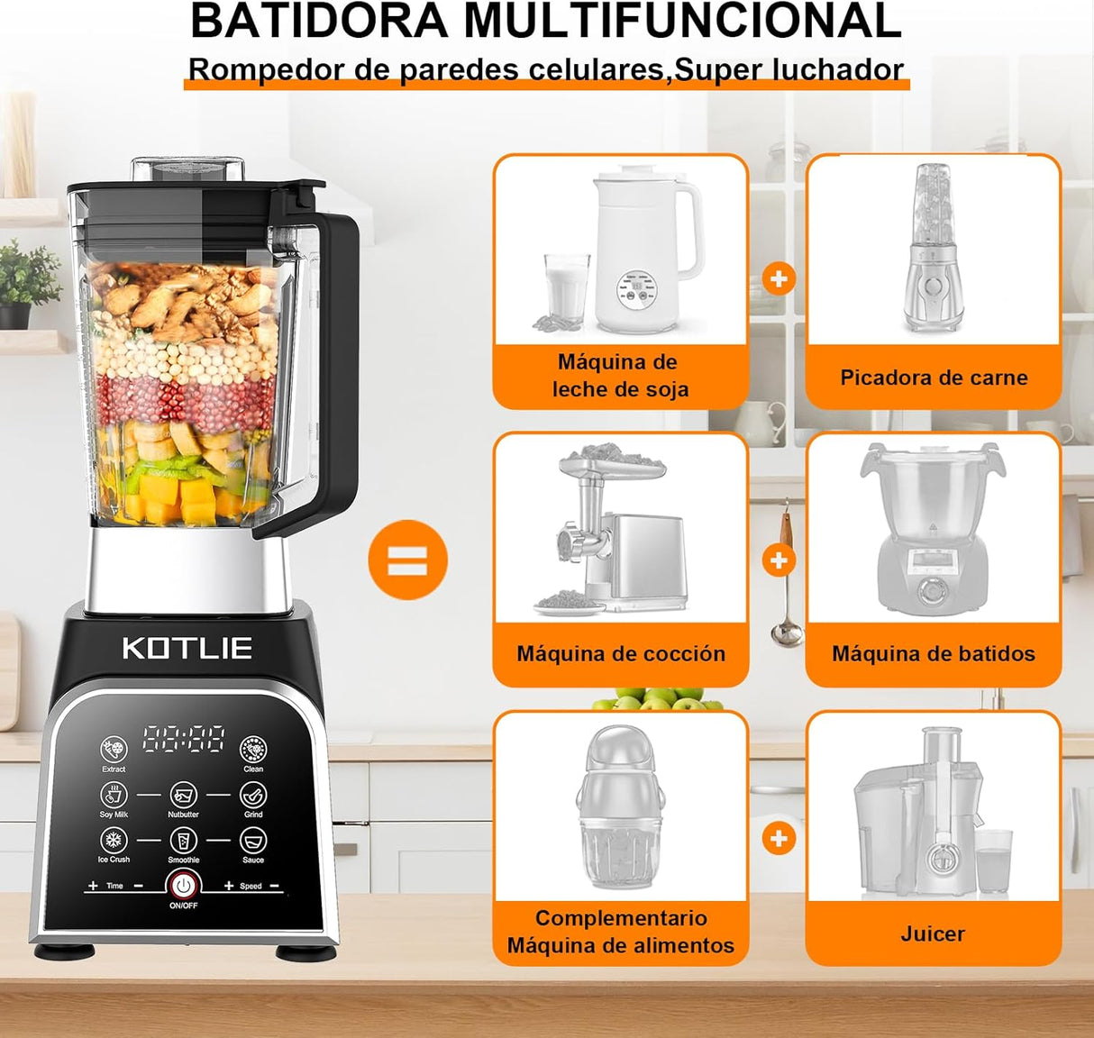 Liquidificador 2000 W 2L