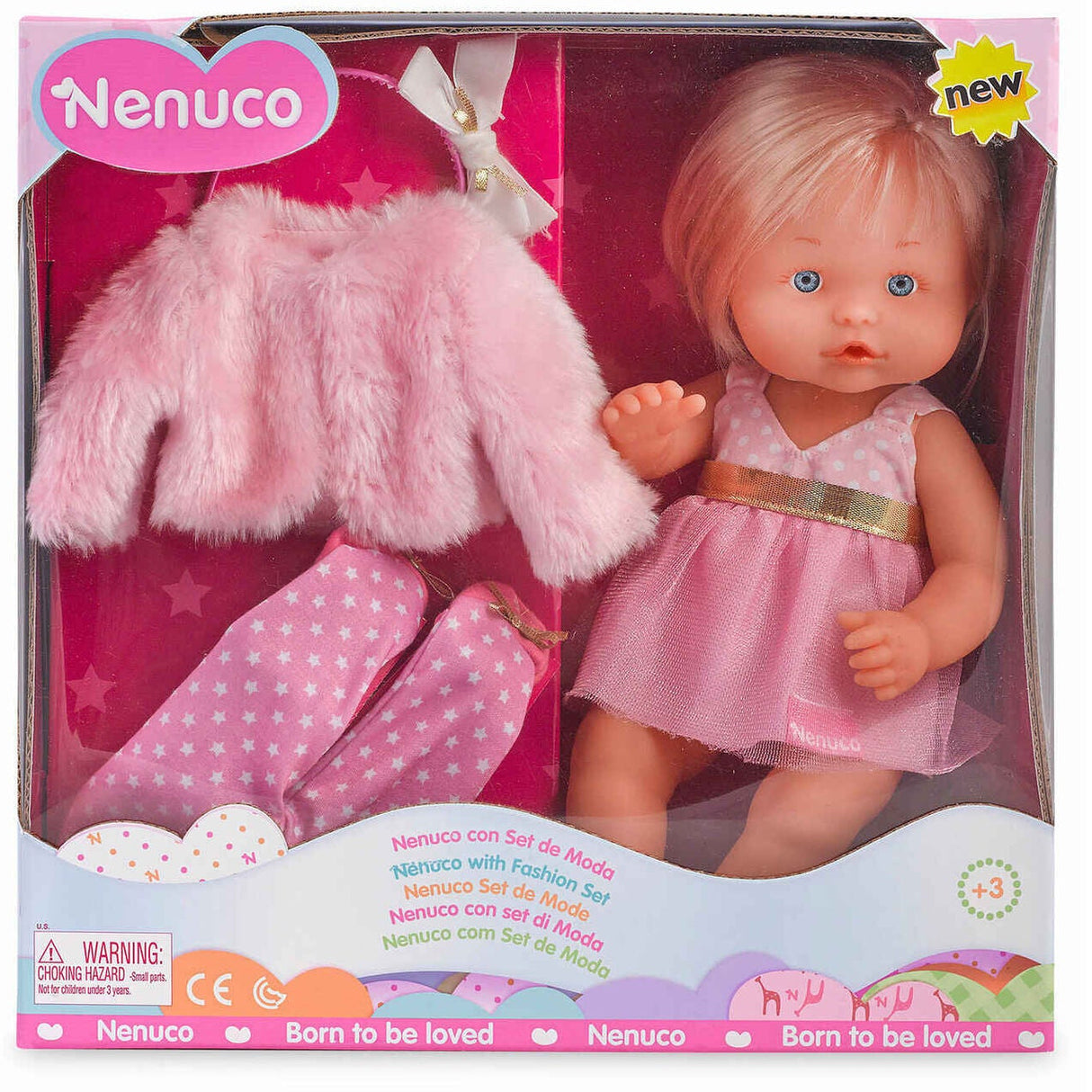 Boneca Nenuco com Set de Moda