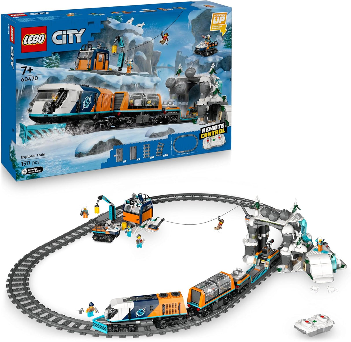 LEGO City – Trem Expresso Polar Ártico dos Exploradores 60470