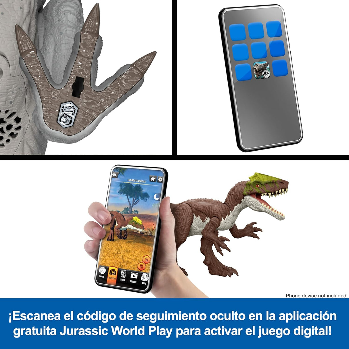 Mattel Jurassic World: O Renascimento – Nasutoceratops Rugido Selvagem (JGC81)