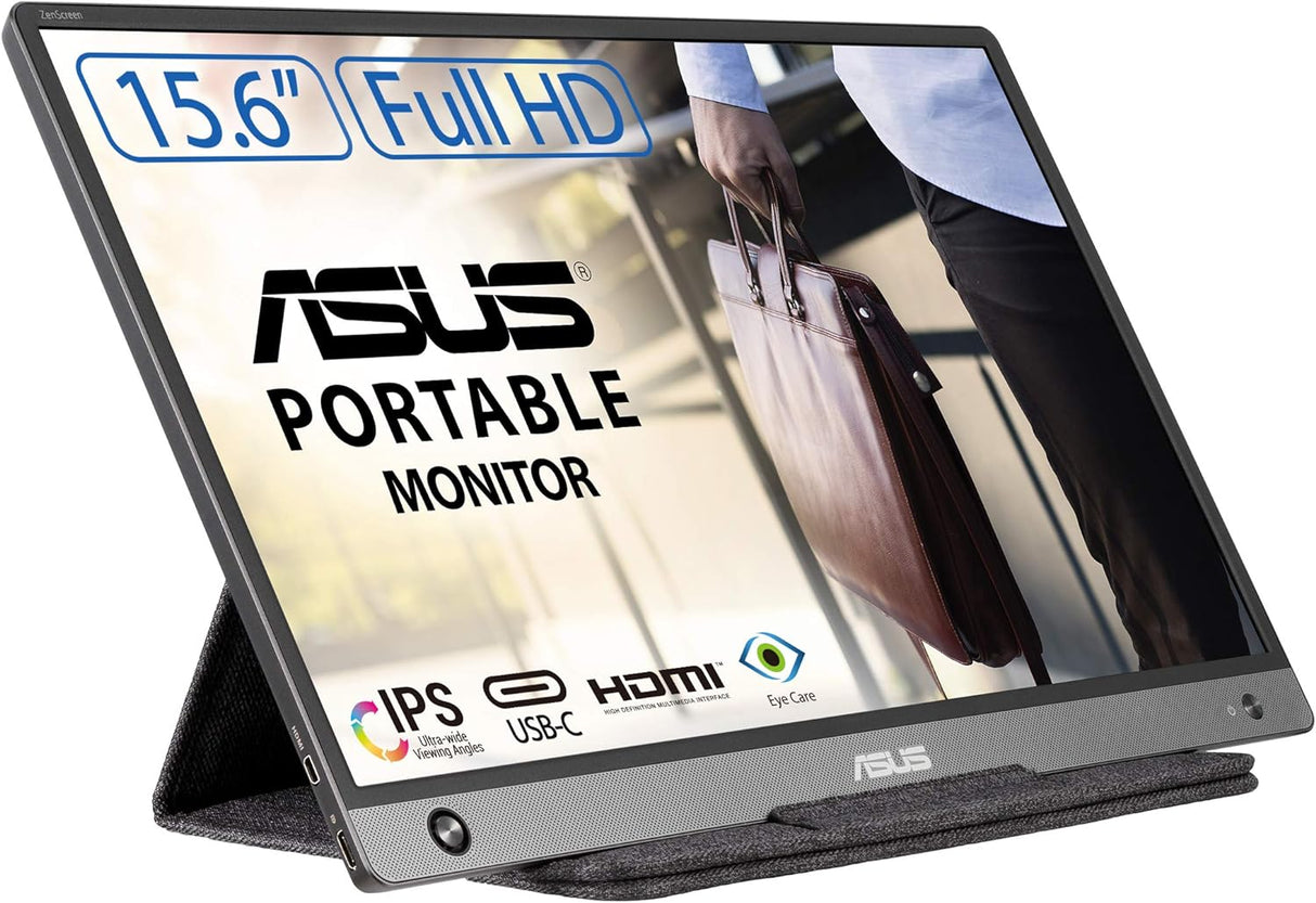 Monitor Portátil Asus 15.6" ZenScreen MB16AH IPS FHD 16:9 60Hz USB Type-C (5ms)