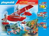 PLAYMOBIL Action Heroes 71463 – Hidroavião de Bombeiros