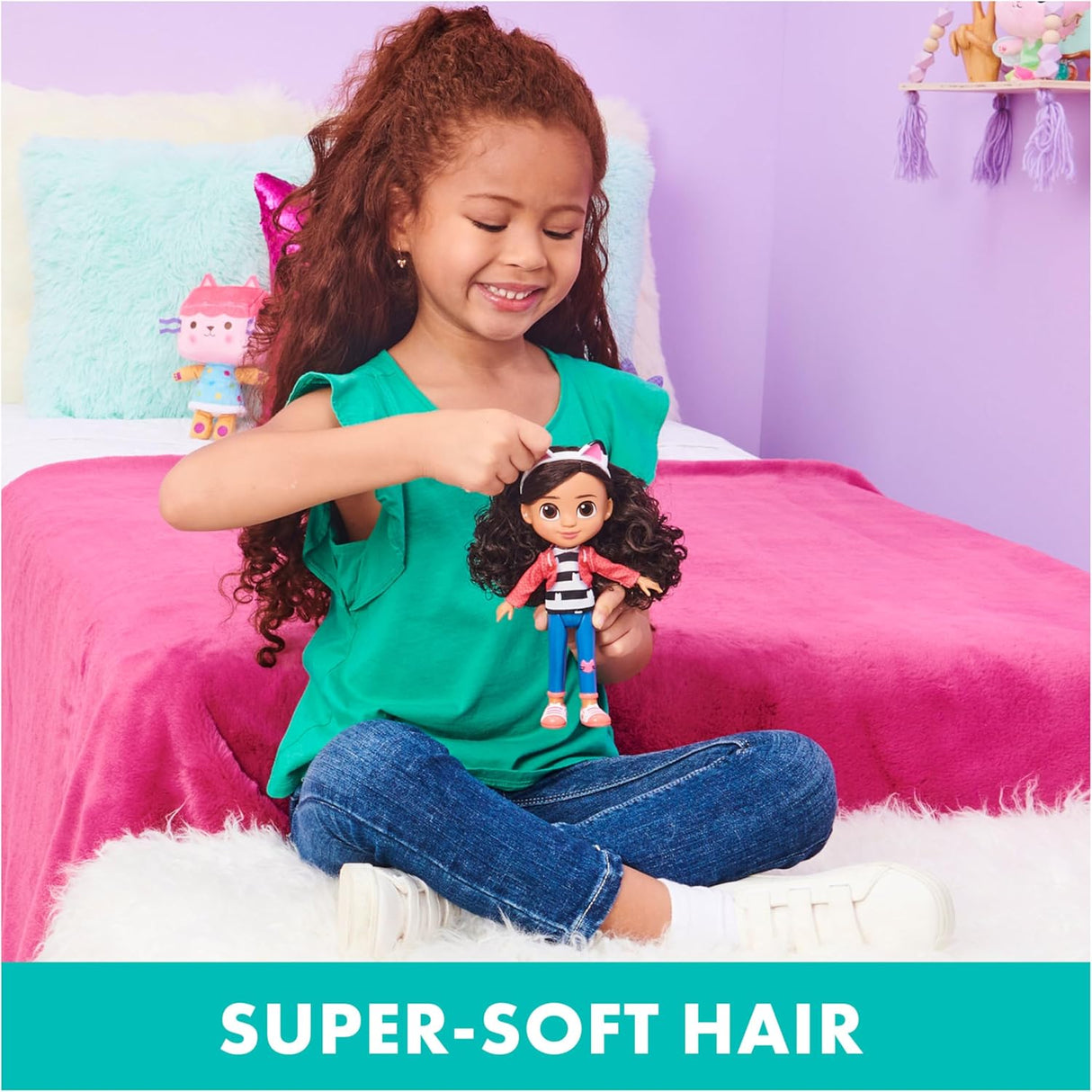 Boneca Gabby 20 cm com Diadema de Orelhas de Gato – Spin Master