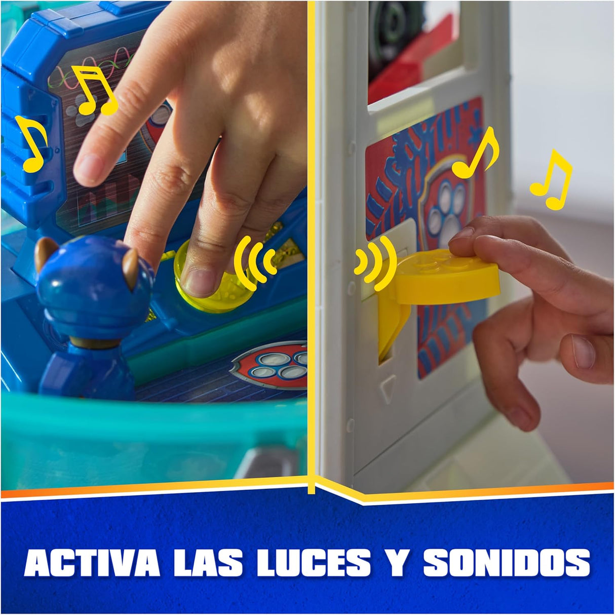 Patrulha Pata Playset Rescue Wheels Tower – Torre Super Loop com Luzes e Sons