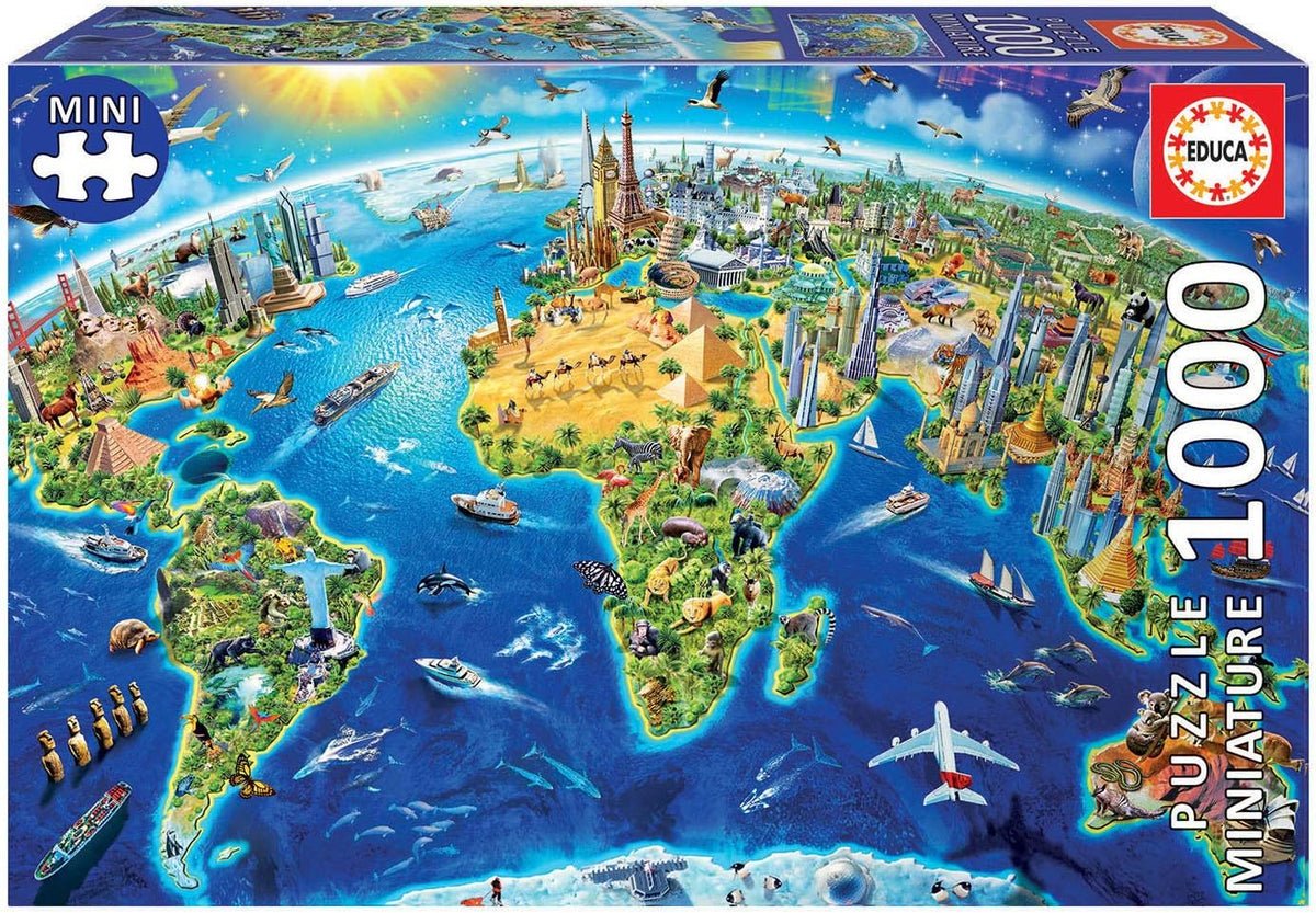 Educa - Puzzle de 1000 peças Símbolos do mundo