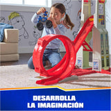 Patrulha Pata Playset Rescue Wheels Tower – Torre Super Loop com Luzes e Sons